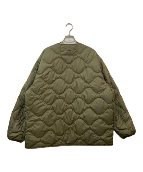 THE NORTHFACE PURPLELABEL（ザ・ノースフェイス パープルレーベル）THE NORTHFACE PURPLELABEL (ザ・ノースフェイス パープルレーベル) Field Reversible Down Cardigan オリーブ サイズ:Lの古着・服飾アイテム
