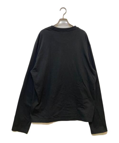 JIL SANDER+（ジルサンダープラス）JIL SANDER+ (ジルサンダープラス) ロングスリーブカットソー ブラック サイズ:XXLの古着・服飾アイテム
