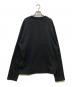 JIL SANDER+ (ジルサンダープラス) ロングスリーブカットソー ブラック サイズ:XXL：12000円