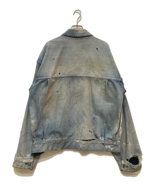 ANCELLM（アンセルム）ANCELLM (アンセルム) CRASH DENIM JACKET type-2 インディゴ サイズ:3の古着・服飾アイテム