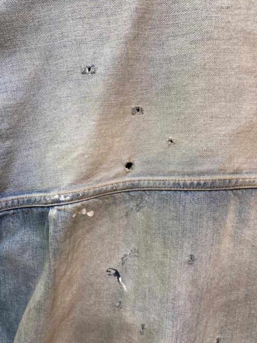 ANCELLM（アンセルム）ANCELLM (アンセルム) CRASH DENIM JACKET type-2 インディゴ サイズ:3の古着・服飾アイテム