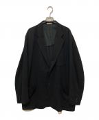 AURALEEオーラリー）の古着「HARD TWIST WOOL VIYELLA JACKET A23SJ01WV」｜ブラック