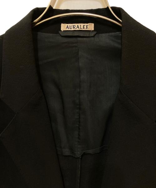 AURALEE（オーラリー）AURALEE (オーラリー) HARD TWIST WOOL VIYELLA JACKET A23SJ01WV ブラック サイズ:5の古着・服飾アイテム