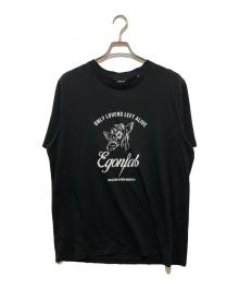 EGONLAB（エゴンラボ）の古着「プリントTシャツ」｜ブラック