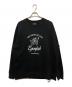 EGONLAB（エゴンラボ）の古着「プリントスウェット」｜ブラック