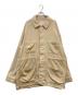 ANCELLM（アンセルム）の古着「PILLING SHIRT JACKET」｜ベージュ