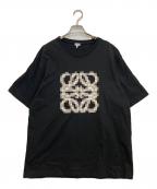 LOEWEロエベ）の古着「ピクセレイテッド アナグラム Tシャツ　H526Y22XAD」｜ブラック