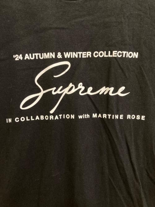 SUPREME（シュプリーム）SUPREME (シュプリーム) MARTINE ROSE (マーティン・ローズ) TEE ブラック サイズ:XXLの古着・服飾アイテム
