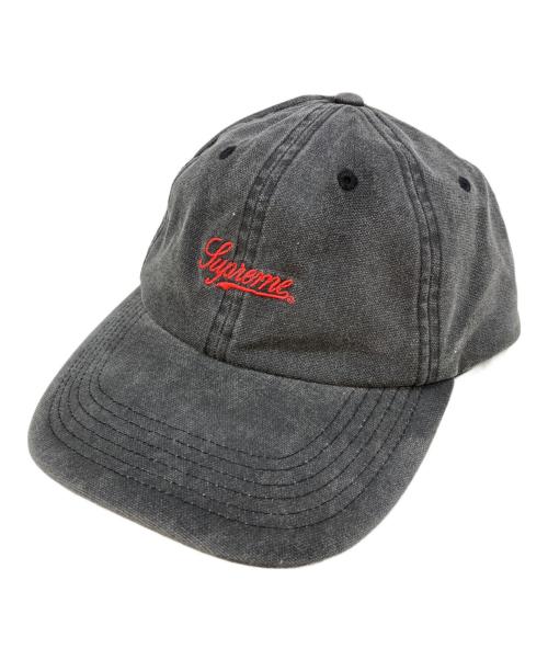 SUPREME（シュプリーム）SUPREME (シュプリーム) Script Logo 6-Panel ウォッシュドグレーの古着・服飾アイテム