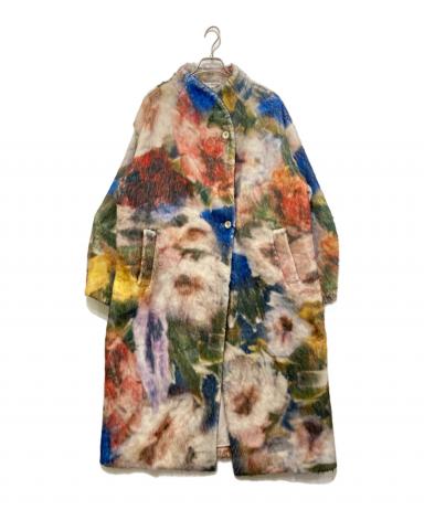 中古・古着通販】AMERI (アメリ) UND TEXTURE ART FLOWER SHAGGY COAT