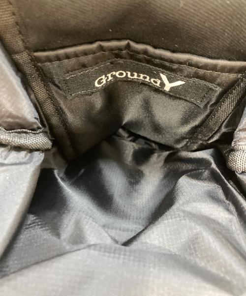 GROUND Y（グラウンドワイ）GROUND Y (グラウンドワイ) がま口ショルダーバッグ ブラックの古着・服飾アイテム