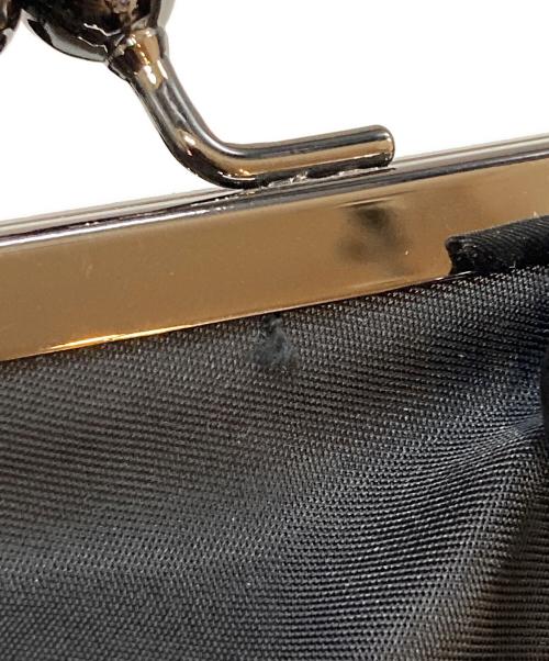 GROUND Y（グラウンドワイ）GROUND Y (グラウンドワイ) がま口ショルダーバッグ ブラックの古着・服飾アイテム