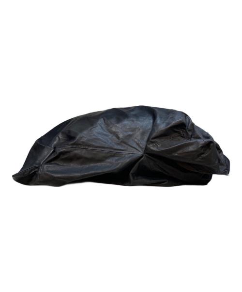 discord YOJI YAMAMOTO（ディスコード ヨウジヤマモト）discord YOJI YAMAMOTO (ディスコード ヨウジヤマモト) Unevenness tote(Leather) DA-172-798 ブラックの古着・服飾アイテム
