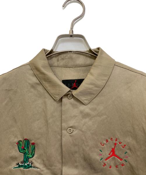 JORDAN（ジョーダン）JORDAN (ジョーダン) cactus jack (カクタス・ジャック) AS M J TS BTN DWN TOP　CW3131-247 ベージュ サイズ:Mの古着・服飾アイテム