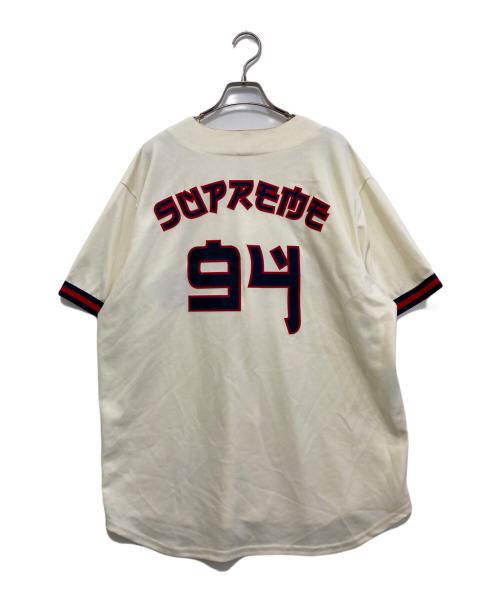 SUPREME（シュプリーム）SUPREME (シュプリーム) red Rum Baseball Jersey ホワイト サイズ:Lの古着・服飾アイテム