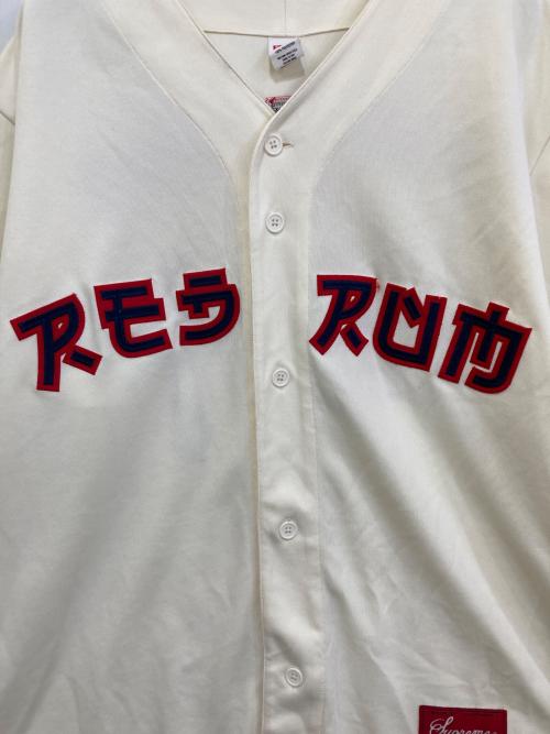 SUPREME（シュプリーム）SUPREME (シュプリーム) red Rum Baseball Jersey ホワイト サイズ:Lの古着・服飾アイテム