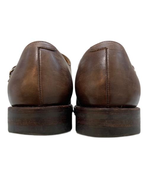 Jalan Sriwijaya（ジャランスリウァヤ）Jalan Sriwijaya (ジャランスリウァヤ) ダブルモンクストラップシューズ ブラウン サイズ:6の古着・服飾アイテム