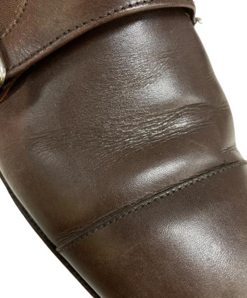 Jalan Sriwijaya（ジャランスリウァヤ）Jalan Sriwijaya (ジャランスリウァヤ) ダブルモンクストラップシューズ ブラウン サイズ:6の古着・服飾アイテム