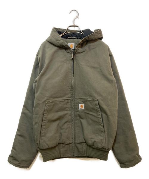 CarHartt（カーハート）CarHartt (カーハート) WASHED DUCK INSULATED ACTIVE JACKET モスグリーン サイズ:Mの古着・服飾アイテム