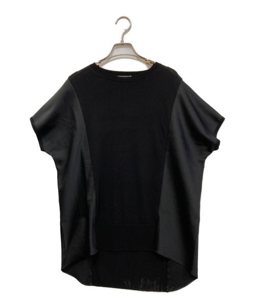 theory luxe（セオリーリュクス）theory luxe (セオリーリュクス) Kensington Bimba/切替ブラウス ブラック サイズ:38の古着・服飾アイテム