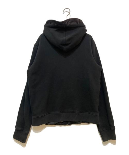 DIESEL（ディーゼル）DIESEL (ディーゼル) ダウン切替2WAYジャケット ブラック サイズ:Lの古着・服飾アイテム