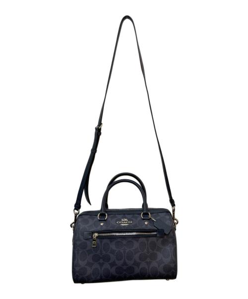COACH（コーチ）COACH (コーチ) 2WAYショルダーバッグ 93987 ネイビーの古着・服飾アイテム