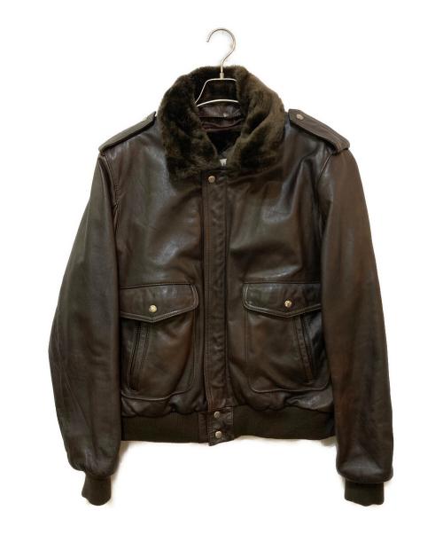 Berman's（バーマンズ）Berman's (バーマンズ) レザージャケット ブラウン サイズ:44の古着・服飾アイテム