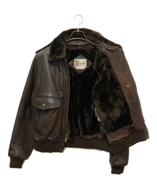 Berman's（バーマンズ）Berman's (バーマンズ) レザージャケット ブラウン サイズ:44の古着・服飾アイテム