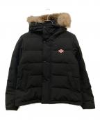 DANTONダントン）の古着「ファー付き キルトダウンジャケット」｜ブラック