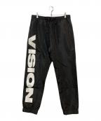 WIND AND SEA×VISION STREET WEARウィンダンシー×ヴィションストリートウェアー）の古着「LOGO PANTS」｜ブラック