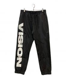 WIND AND SEA×VISION STREET WEAR（ウィンダンシー×ヴィションストリートウェアー）の古着「LOGO PANTS」｜ブラック