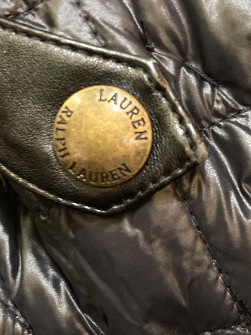 LAUREN RALPH LAUREN（ローレンラルフローレン）LAUREN RALPH LAUREN (ローレンラルフローレン) ファー付キルティングコート ブラック サイズ:00の古着・服飾アイテム