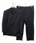 LANVINランバン）の古着「セットアップダブルスーツ」｜ネイビー