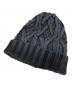 MONCLER (モンクレール) ケーブルニット帽 ネイビー：12000円