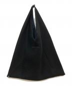 MM6 Maison Margielaエムエムシックスメゾンマルジェラ）の古着「トライアングルメッシュトートバッグ　S54WD0005」｜ブラック