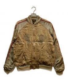 花旅楽団（ハナタビガクダン）の古着「リバーシブルスカジャン」｜ベージュ