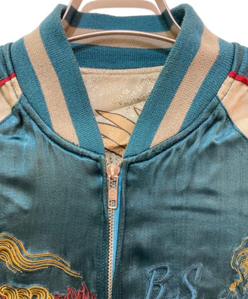 BACK STREET CRAWLER（バックストリートクローラー）BACK STREET CRAWLER (バックストリートクローラー) リバーシブルスカジャン ブルー サイズ:Mの古着・服飾アイテム