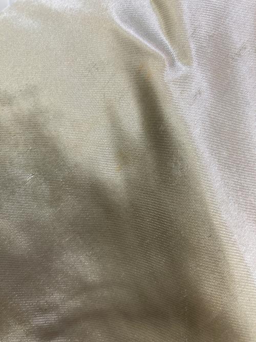 HOUSTON（ヒューストン）HOUSTON (ヒューストン) 中綿スカジャン ベージュ×ブラック サイズ:Mediumの古着・服飾アイテム