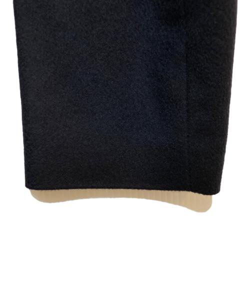 TOMORROW LAND collection（トゥモローランドコレクション）TOMORROW LAND collection (トゥモローランドコレクション) ピュアカシミヤ ノーカラーコート ネイビー サイズ:36の古着・服飾アイテム