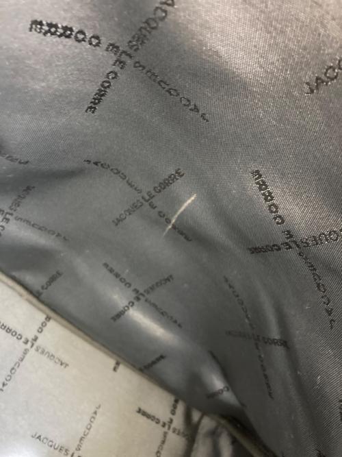 JACQUES LE CORRE（ジャックルコー）JACQUES LE CORRE (ジャックルコー) ハラコボストンバッグ ベージュの古着・服飾アイテム