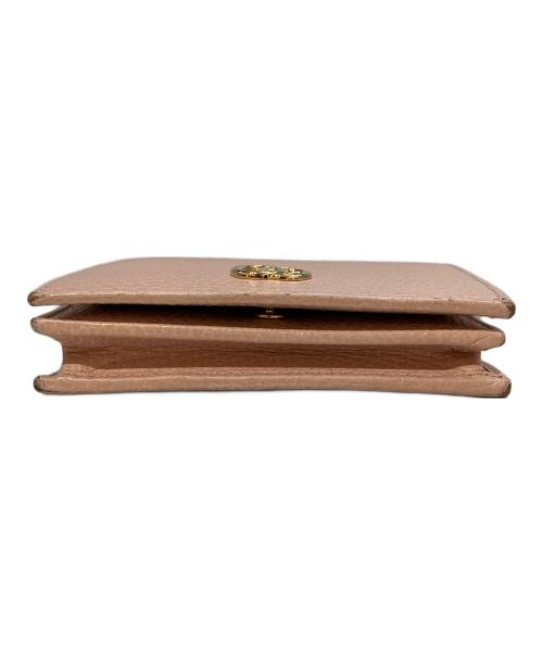 GUCCI（グッチ）GUCCI (グッチ) ダブルG カードケース ウォレット　456126 ピンクの古着・服飾アイテム