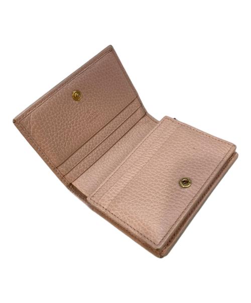 GUCCI（グッチ）GUCCI (グッチ) ダブルG カードケース ウォレット　456126 ピンクの古着・服飾アイテム