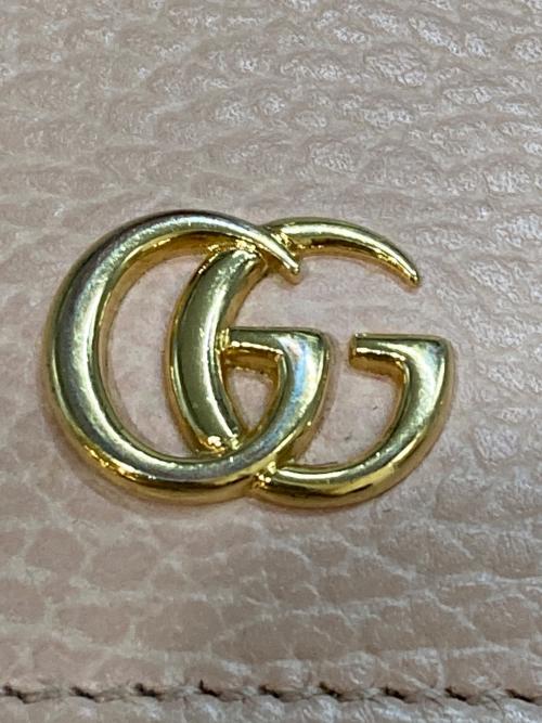 GUCCI（グッチ）GUCCI (グッチ) ダブルG カードケース ウォレット　456126 ピンクの古着・服飾アイテム