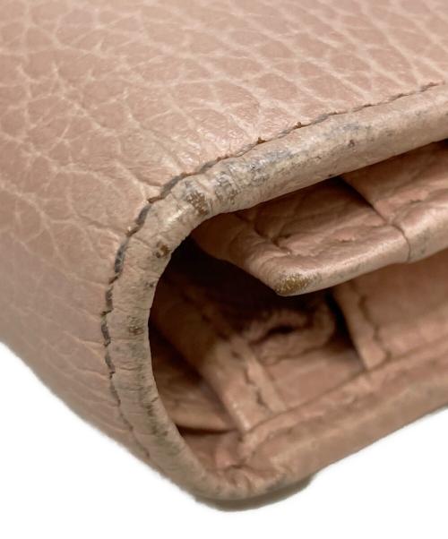 GUCCI（グッチ）GUCCI (グッチ) ダブルG カードケース ウォレット　456126 ピンクの古着・服飾アイテム