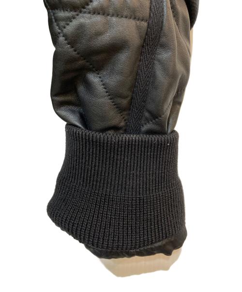GIVENCHY（ジバンシィ）GIVENCHY (ジバンシィ) レザー切り替え フーデッド ジップアップジャケット　BM00CB60DH ブラック サイズ:48の古着・服飾アイテム
