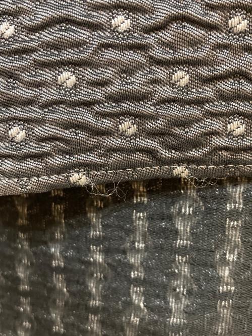 Bluelea（ブルレア）Bluelea (ブルレア) ドットジャガードサスペンダースカート グレー サイズ:Mの古着・服飾アイテム