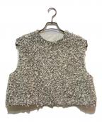 Gypsohilaジプソフィア）の古着「sucre gilet　GP-244」｜ホワイト