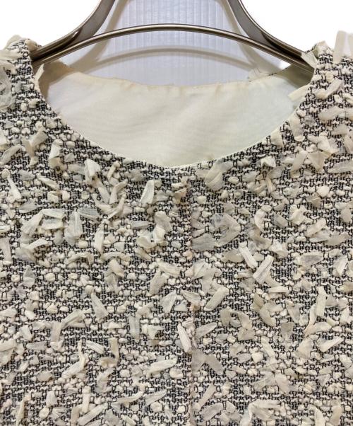 Gypsohila（ジプソフィア）Gypsohila (ジプソフィア) sucre gilet　GP-244 ホワイト サイズ:Freeの古着・服飾アイテム