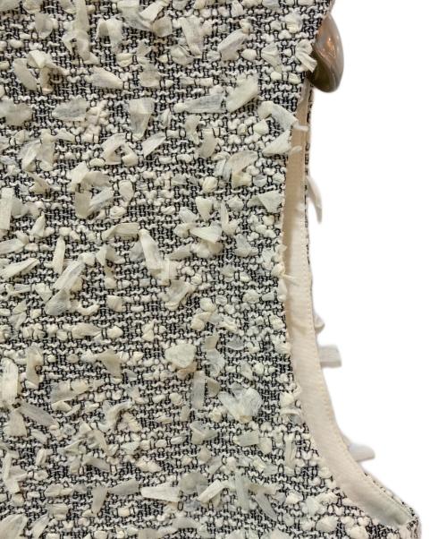 Gypsohila（ジプソフィア）Gypsohila (ジプソフィア) sucre gilet　GP-244 ホワイト サイズ:Freeの古着・服飾アイテム