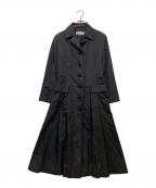 Christian Diorクリスチャン ディオール）の古着「シルク混ナイロンコート」｜ブラック